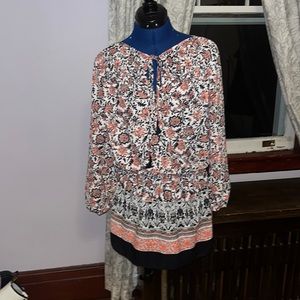 Bohemian-style tunic dress